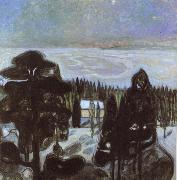 Edvard Munch White night oil on canvas